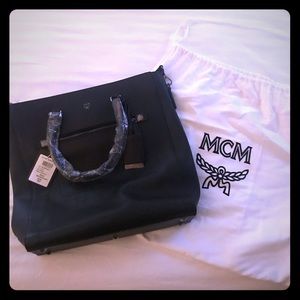 MCM Leather Tote